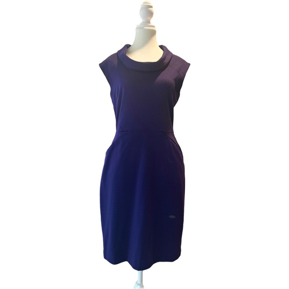 Banana Republic plum colour dress size 6 petite - Picture 2 of 5